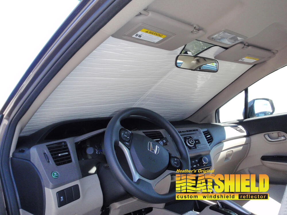 Honda civic sun clearance shade size