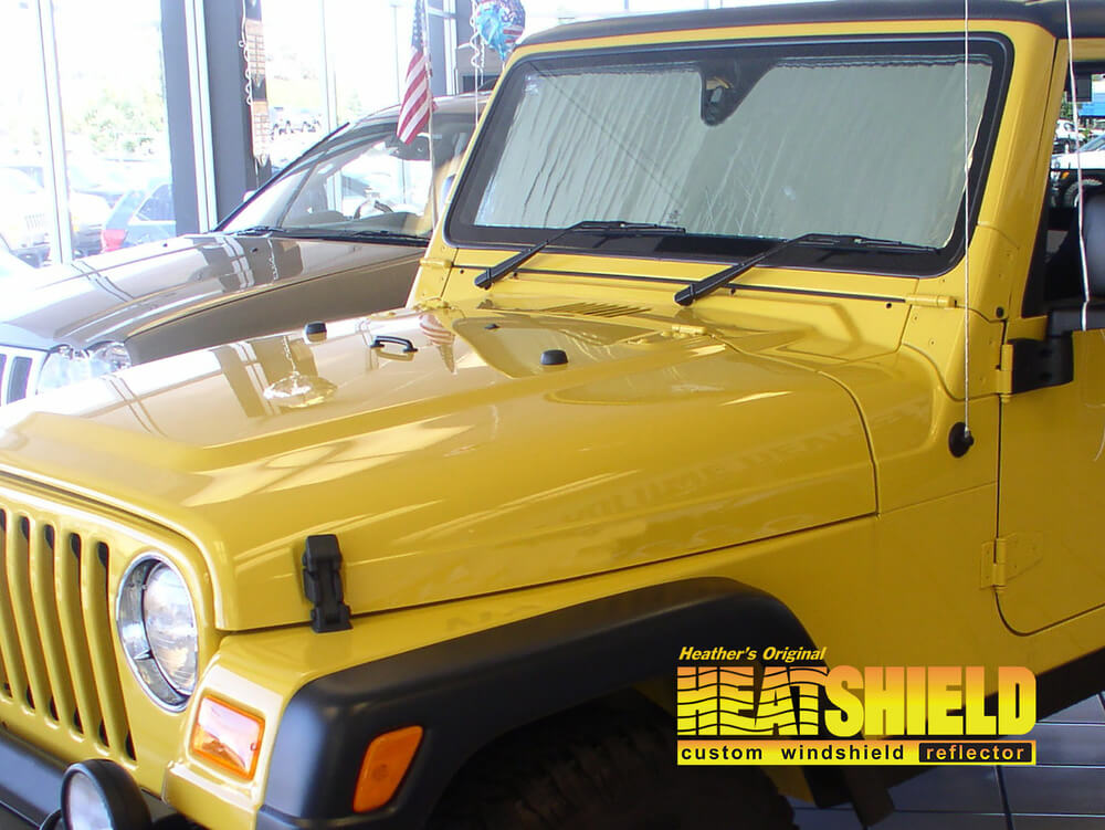 1999 Jeep Wrangler SUV Windshield Sun Shades, Car Window Shades and Car  Window Covers by HeatShield - The Original Windshield Sunshade