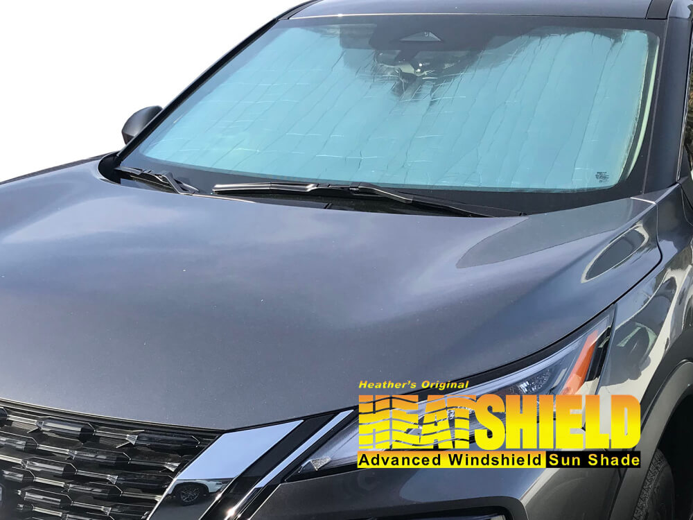 Pigenius Windshield Sun Shade For 2014-2020 Nissan Rogue Without Rearview Mirror