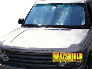 Heatshield Windshield Sun Shade for 2006-2013 Land Rover Range Rover Sport (exterior view)