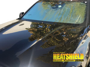 Heatshield Windshield Sun Shade for 2018-2024 BMW X3 (exterior view)