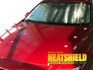 Heatshield Windshield Sun Shade for 2019-2026 Mazda Mazda3 (exterior view)