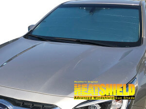Heatshield Windshield Sun Shade for 2020, 2021, 2022, 2023, 2024, 2025 Subaru Legacy (exterior view)